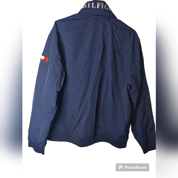 Tommy Hilfiger Navy Blue Jacket Size Large - Picture 6 of 6